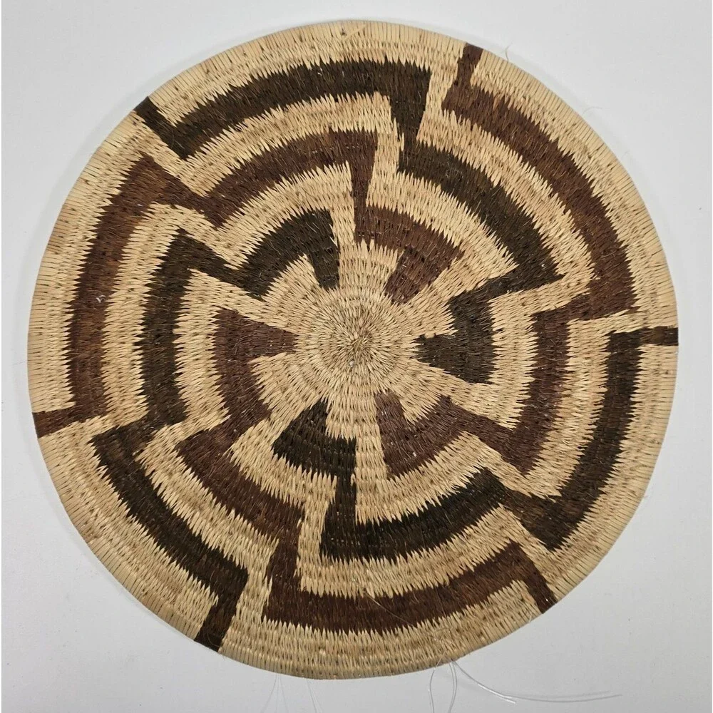 Monumental Zulu Basket Trio –  Vintage Handwoven Signed Documented, Large